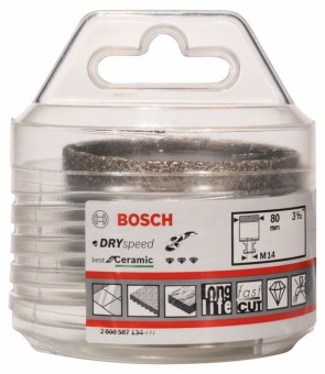 Алмазные свёрла Dry Speed Best for Ceramic для сухого сверления 80 x 35 mm 2608587134